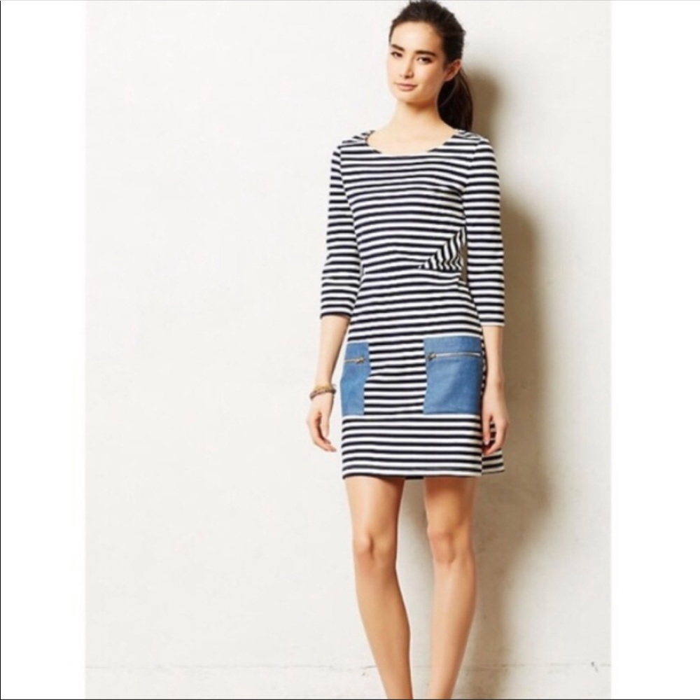 Anthropologie Tabitha Striped Dress
